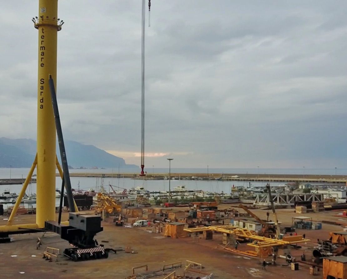 Construction site Saipem Evolvea